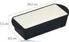 A loaf pan with dimensions indicated by lines and text. Produktbild-Vorschau