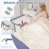 GOPLUS 3 in 1 Beistellbett, tragbares Reisebett mit Produktbild-Vorschau 5