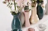 Handgefertigte kleine Keramik Deko Blumenvasen Set aus 7 Produktbild-Vorschau 2