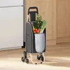 Carrello della spesa vidaXL nero 39,5 x 33 x 93 cm in Anteprima dell’immagine prodotto 1