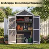 HOMAVO Gerätehaus Holz mit UV-Schutz Pultdach, Gartenhaus Produktbild-Vorschau 5