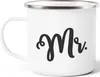 Emaille-Tasse Aufdruck Mr Mrs Partner-Geschenk Produktbild-Vorschau 2
