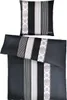 JOOP pościel Ornament Stripe czarny 4022-09 155x220 cm + Podgląd zdjęcia produktu 3