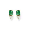 Thomas Sabo Ohrstecker H2173-971-6 Silber vergoldet/grün Produktbild-Vorschau 1