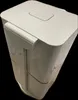 A top-down view of a white trash and recycling bin. Podgląd zdjęcia produktu