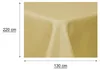 Tischdecke gelb 130x220 cm beschichtet Leinenoptik Produktbild-Vorschau 4