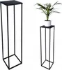 Portafiori moderno a soppalco NERO 035/K-12-1P-100C Anteprima dell’immagine prodotto 1