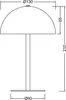 2er SET kleine kabellose Akku Tischlampen Schwarz, Touch Produktbild-Vorschau 8