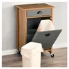 KESPER Chariot de cuisine avec corbeille, 50 x 79 x 37 cm, Voir les images du produit 6
