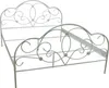 Metallbett - Doppelbett  in weiß pulverbeschichtet 140 x Produktbild-Vorschau 2