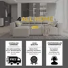 4ALLHOME Ecksofa Tobi mit Schlaffunktion, Couch, Boucle, Produktbild-Vorschau 4