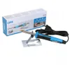 A product shot of a soldering iron set with its packaging in the background. Podgląd zdjęcia produktu