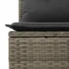CLORIS 7-tlg. Garten-Sofagarnitur mit Kissen Grau Poly Produktbild-Vorschau 12