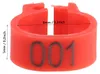 100 Stück/Beutel, 8 mm, nummerierte Plastik-Fußringe für Produktbild-Vorschau 7