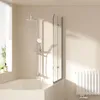 EMKE Paroi de douche pliante 100 x 140cm nano-revêtement Voir les images du produit 3