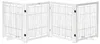 Pawhut Veiligheidshek - Hout - 305 x 35,5 x 82 cm Productafbeelding-voorbeeld 1