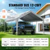 Tenda da garage, 3,6 x 6 m, tenda da tetto per garage, telo Anteprima dell’immagine prodotto 4