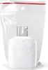 A white Samsung USB-C adapter is shown inside a clear plastic bag. Podgląd zdjęcia produktu