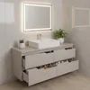RODAN | Mobile Sotto Lavabo - Beige - 120 cm - Con piano Anteprima dell’immagine prodotto 3