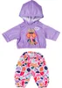BABY born Hoodie Outfit 43cm, Sada oblečení pro panenky, 3 Náhled obrázku produktu 1