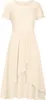 ASKSA Damen Lang Elegant Abendkleid Schlitz Cocktailkleid Produktbild-Vorschau 2