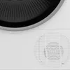A close-up view of a white appliance, likely a dryer, showing a portion of its drum and a circular vent. Produktbild-Vorschau
