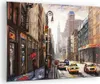 Bilder auf glas - Einteilig - New York Aquarell - 70x50cm - Produktbild-Vorschau 1