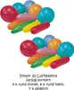 20 Luftballons farbig sortiert "verschiedene Formen" Produktbild-Vorschau 2