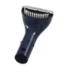 A close-up studio shot of a dark blue cleaning attachment with clear plastic and white bristles. Anteprima dell’immagine prodotto