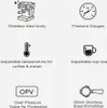 A grid of icons and text describing features of an espresso machine. Náhled obrázku produktu