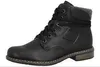 Zapatos de cordones negros para mujer de la marca Rieker, Vista previa de la imagen del producto 57
