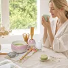 VONATES Matcha Tee Set 9-teilig, Keramik Matcha Set mit Produktbild-Vorschau 2