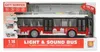 Grande autobus urbano rosso con porte apribili, suoni e Anteprima dell’immagine prodotto 12