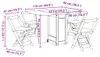 VidaXL 3295716, Prostokątny, Drewno, Drewno, Drewno, 114 Podgląd zdjęcia produktu 8