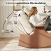 Fauteuil à bascule UnboxG avec repose-pieds, fauteuil relax Voir les images du produit 4