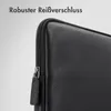 Accezz Leder-Laptoptasche mit Reißverschluss, 13–14 Zoll – Produktbild-Vorschau 4
