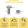 Avoltik 10x Hammerkopfschrauben M10 I 25 mm Produktbild-Vorschau 7