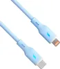 Kabel USB type C / Lightning 1m AK-USB-72 30W Silikon Blau Produktbild-Vorschau 2