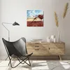 Wanduhr - Quadrat - Glasuhr - Abstraktion Herbst Baum Blatt Produktbild-Vorschau 6