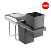 Odpadkový koš Hailo 3650101 TA Swing A Tandem 2x 15 litrů Náhled obrázku produktu 7