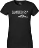 Huuraa Damen T-Shirt Camperin mit Herz M Black Bio Produktbild-Vorschau 2