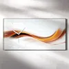Wandbild Leinwand Bilder Wanduhr Geräuschlos 60x30 Wellen Produktbild-Vorschau 2