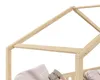 Letto a casetta LISAN in pino massiccio in colore naturale, Anteprima dell’immagine prodotto 3