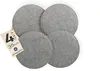sunnypillow 4er Set Stuhlkissen aus Filz rund Ø 36cm | Produktbild-Vorschau 1