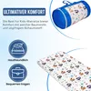 Kindermatratze 70x140 | Kinder Klappmatratze mit Blauem Produktbild-Vorschau 2