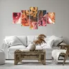 Bild auf Leinwand - Leinwandbild - 5 Teile - Blumenstrauß Produktbild-Vorschau 6