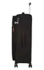 Side view of a black rolling suitcase. Produktbild-Vorschau
