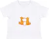 Mr. & Mrs. Panda  T-Shirt Füchse Liebe 0. - 6. Monat - Weiß Produktbild-Vorschau 1