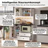 Armoire de cuisine Flieks avec éclairage LED, prises Voir les images du produit 12