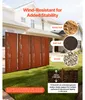 SucceBuy Paravent 50x160 cm 4er-Set, Raumteiler mit Produktbild-Vorschau 3